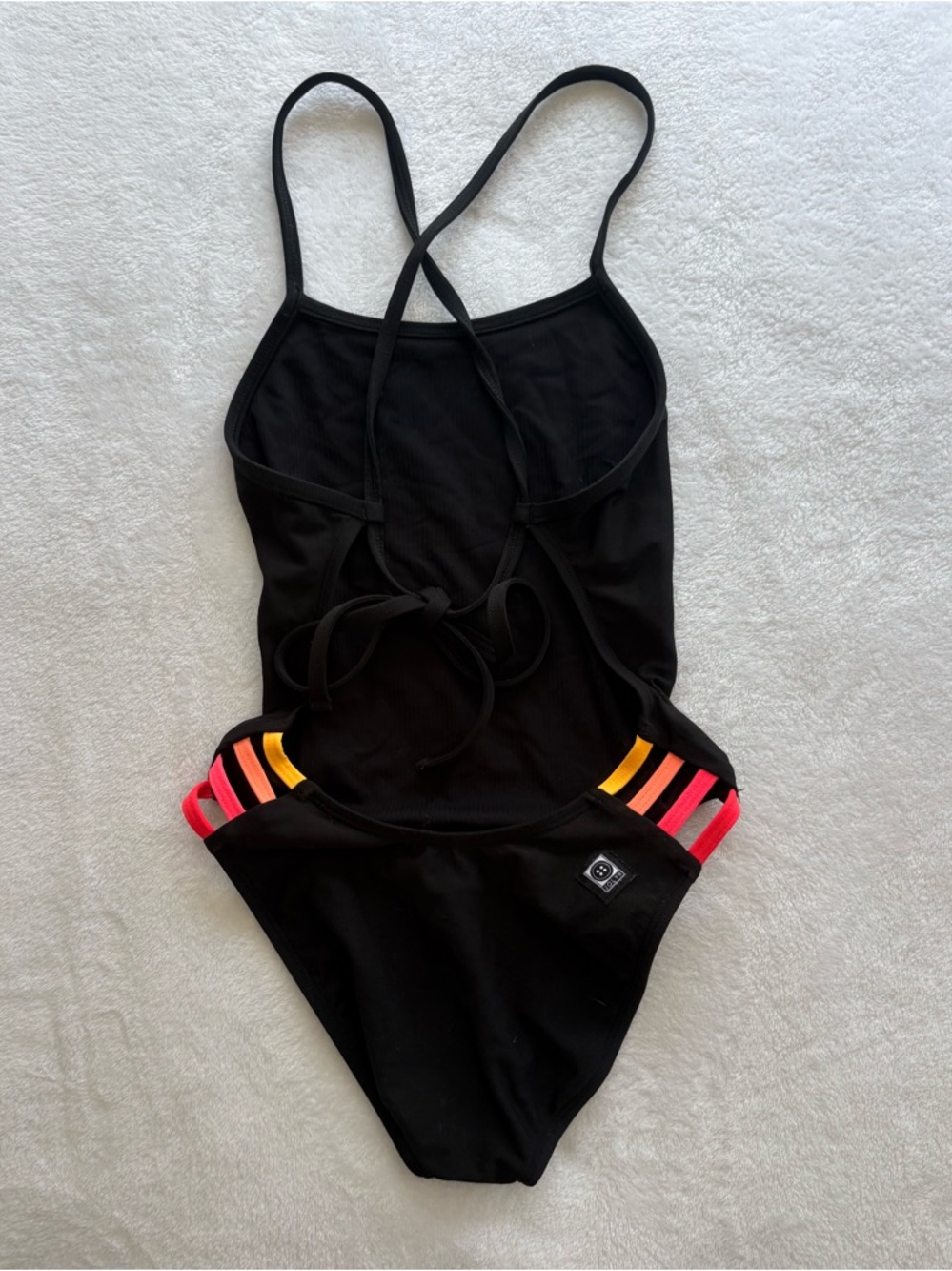 JOLYN Gavin 2 Black One Piece Swimsuit. size 28